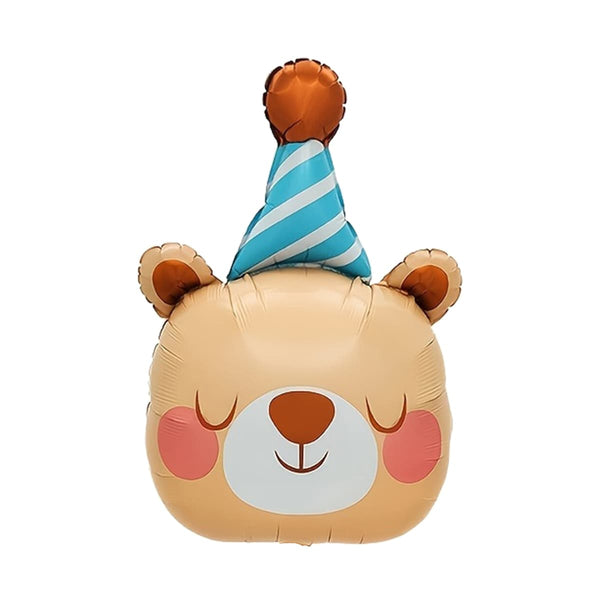 鋁膜動物氣球 FA033 生日帽動物