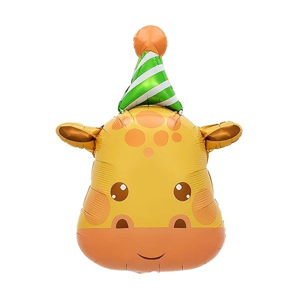 鋁膜動物氣球 FA033 生日帽動物