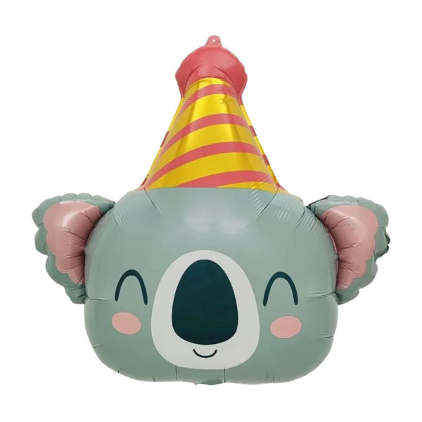 鋁膜動物氣球 FA033 生日帽動物