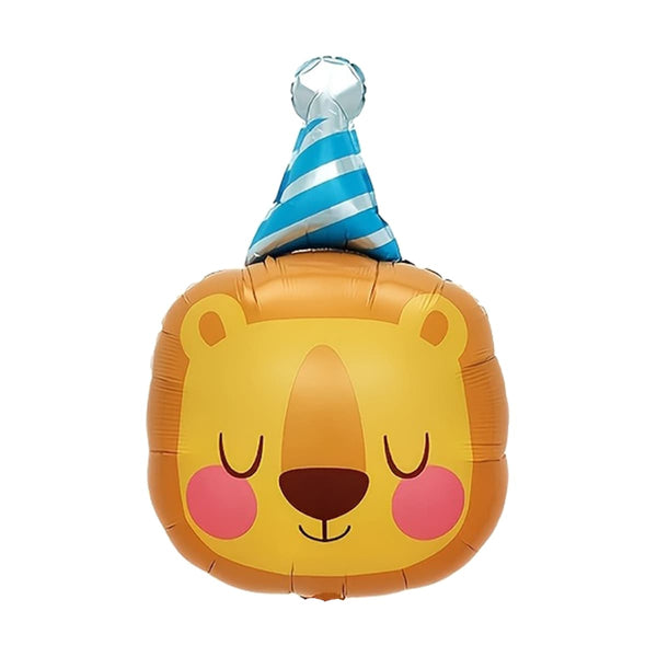 鋁膜動物氣球 FA033 生日帽動物