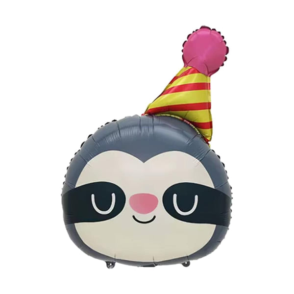 鋁膜動物氣球 FA033 生日帽動物
