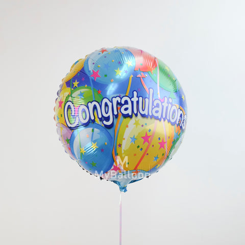 鋁膜Congratulation氣球 FCON002