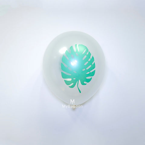 12"橡膠氣球 LP008 龜背葉