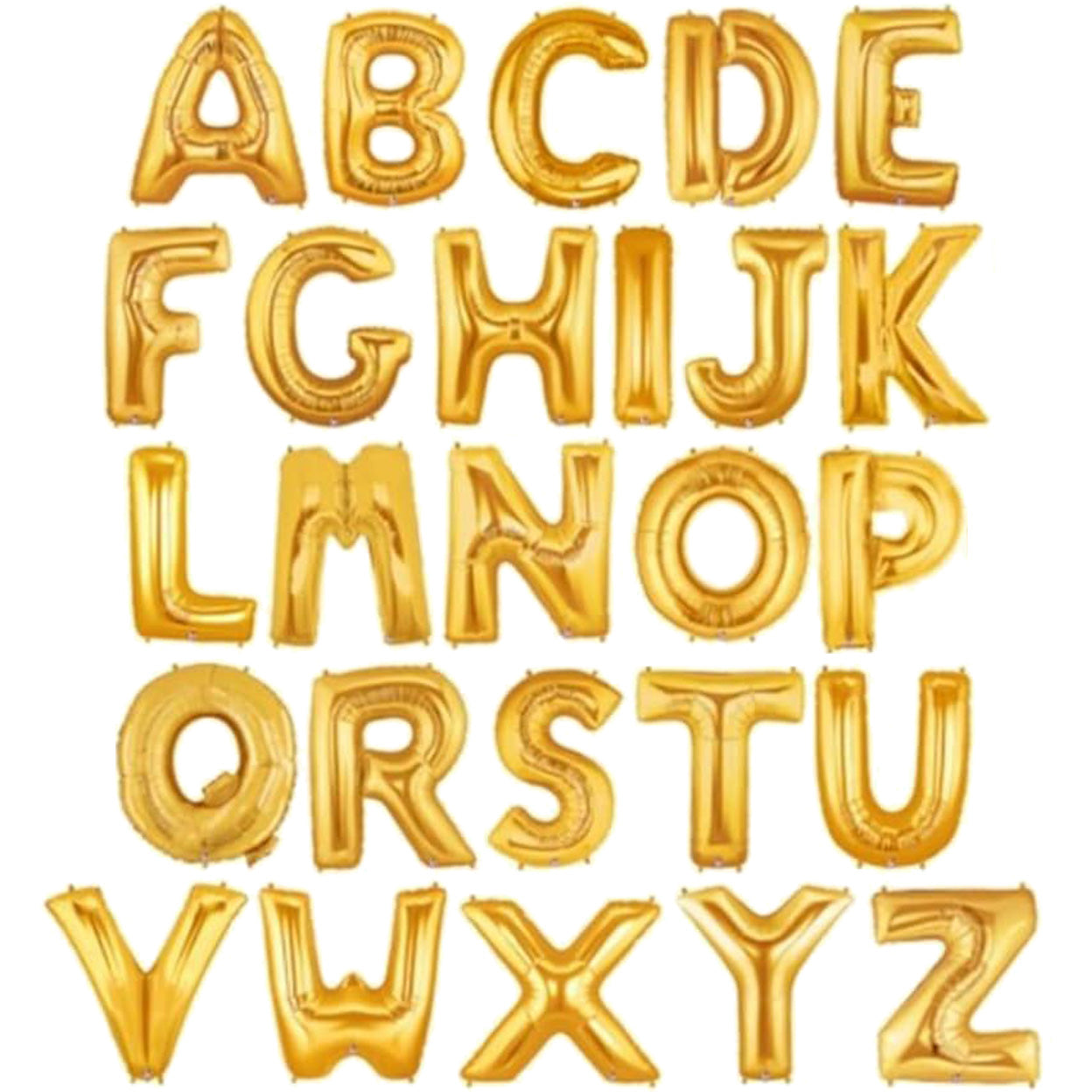 40"鋁膜字母氣球 金色