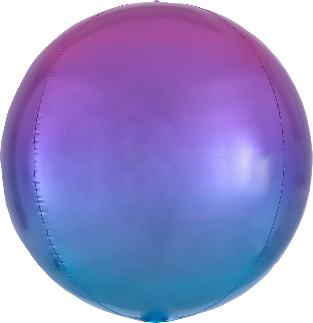 鋁膜球體氣球 漸變色