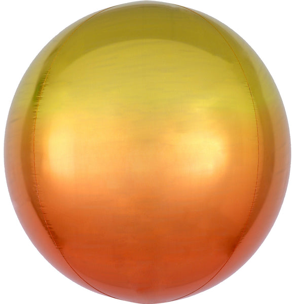 鋁膜球體氣球 漸變色
